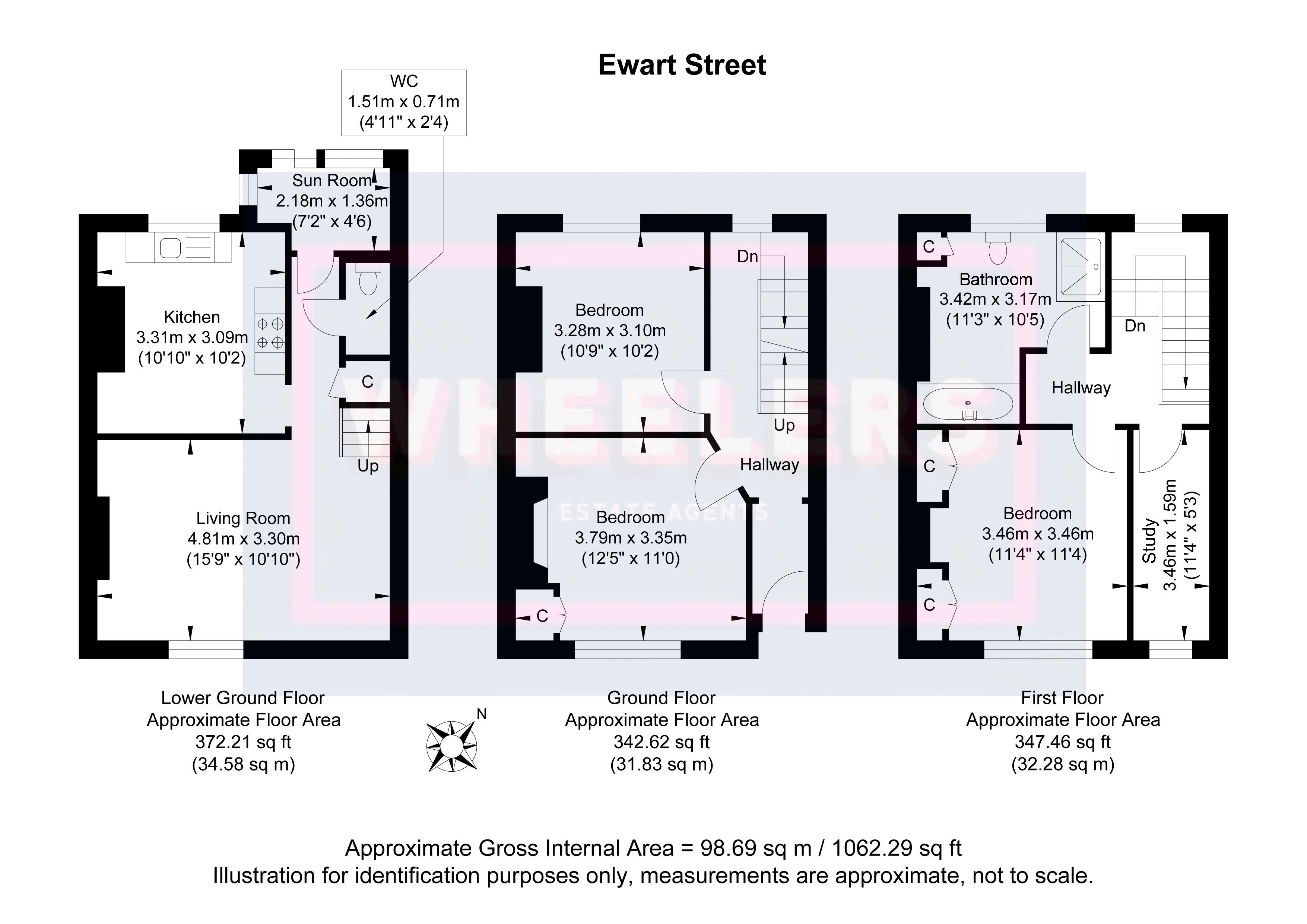 63, Ewart Street, Brighton floorplan