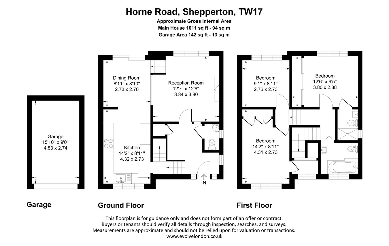 42, Horne Road, Shepperton floorplan