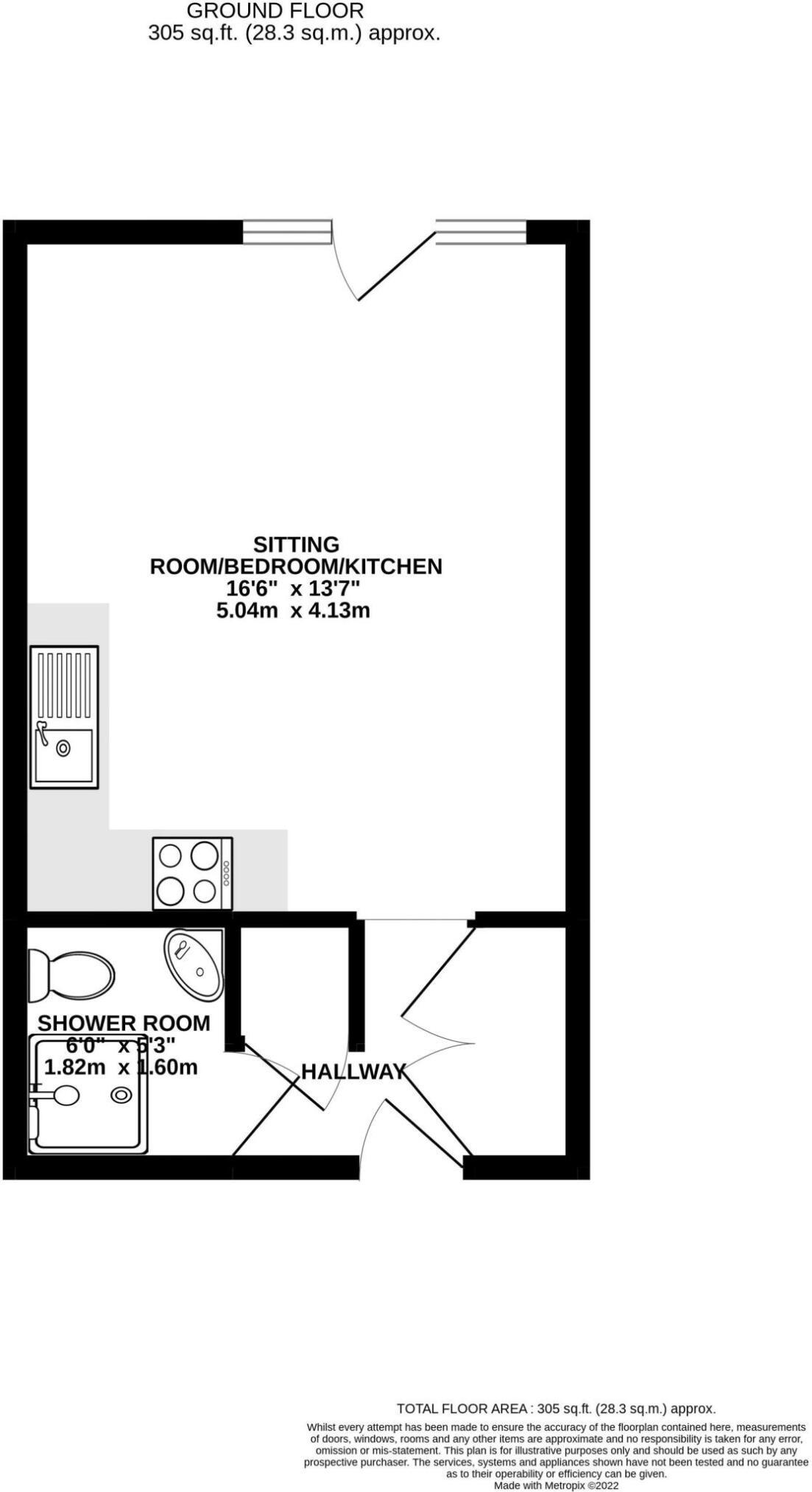 61 Marcus House, New North Road, Exeter floorplan