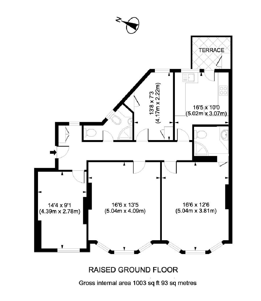 130 Clarence Gate Gardens, Glentworth Street, London floorplan