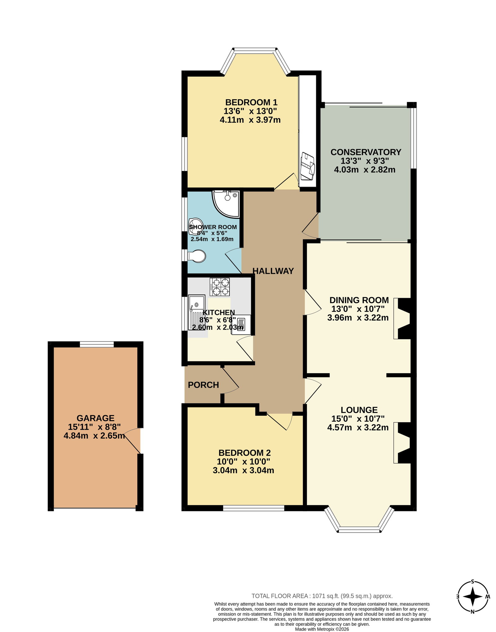 94, Bowden Park Road, Plymouth floorplan