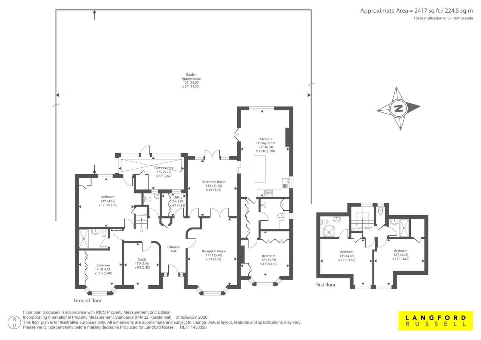 82, Hayes Lane, Bromley floorplan