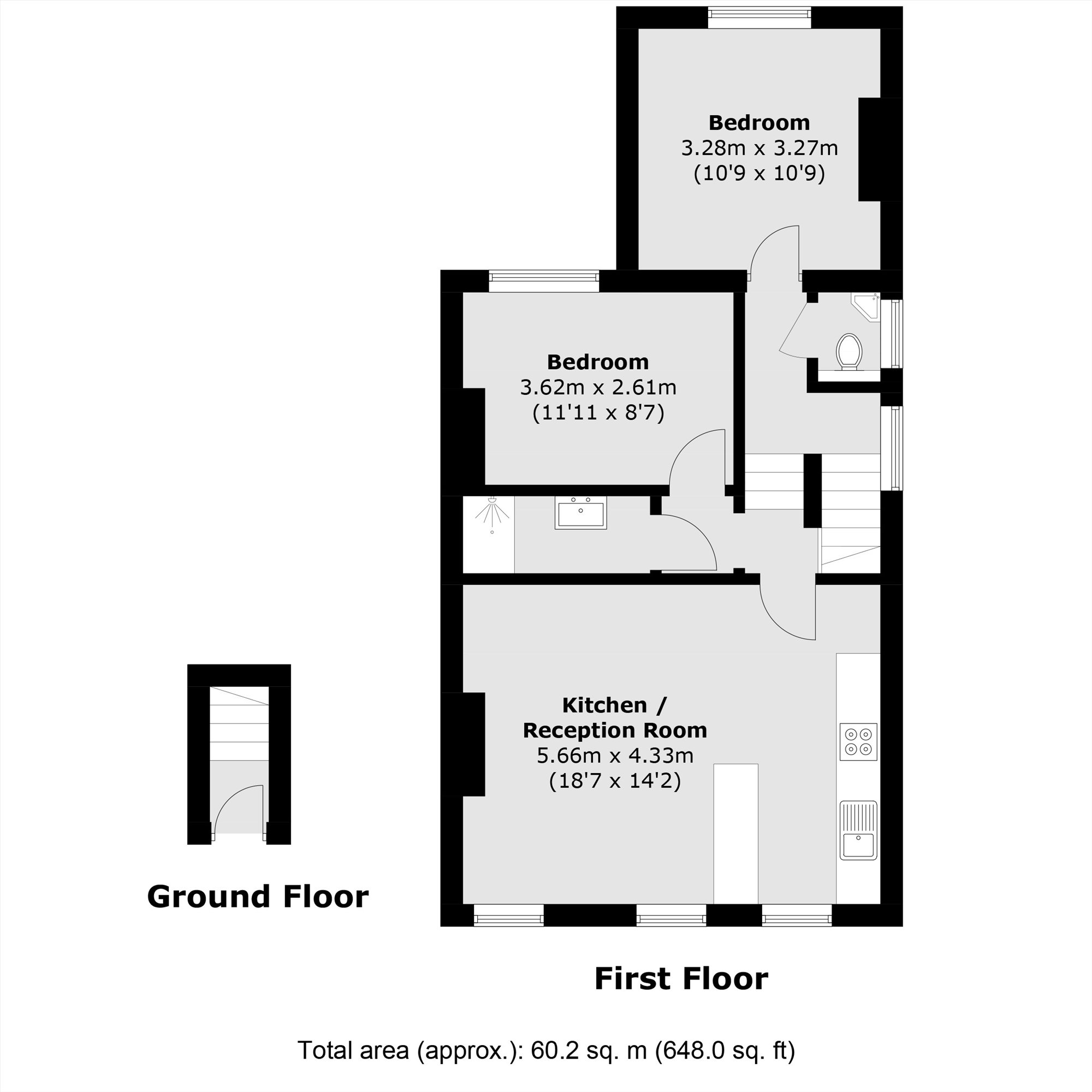 16B, Station Road, Sunbury-On-Thames floorplan