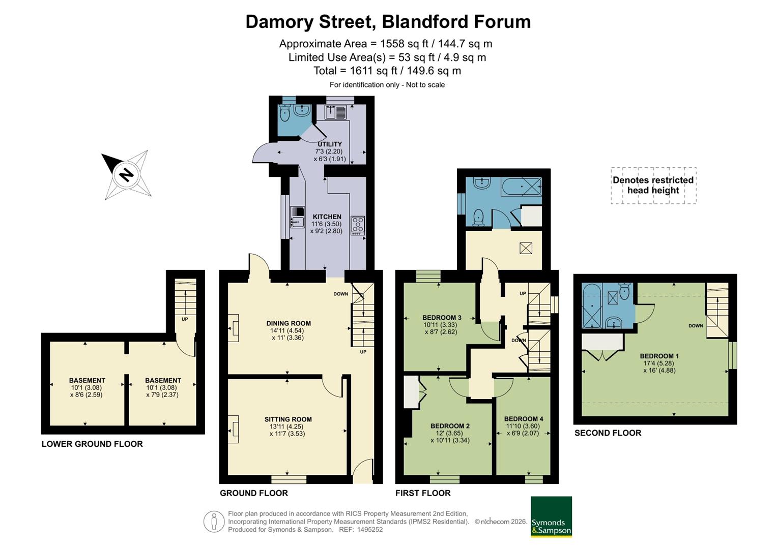 47, Damory Street, Blandford Forum floorplan