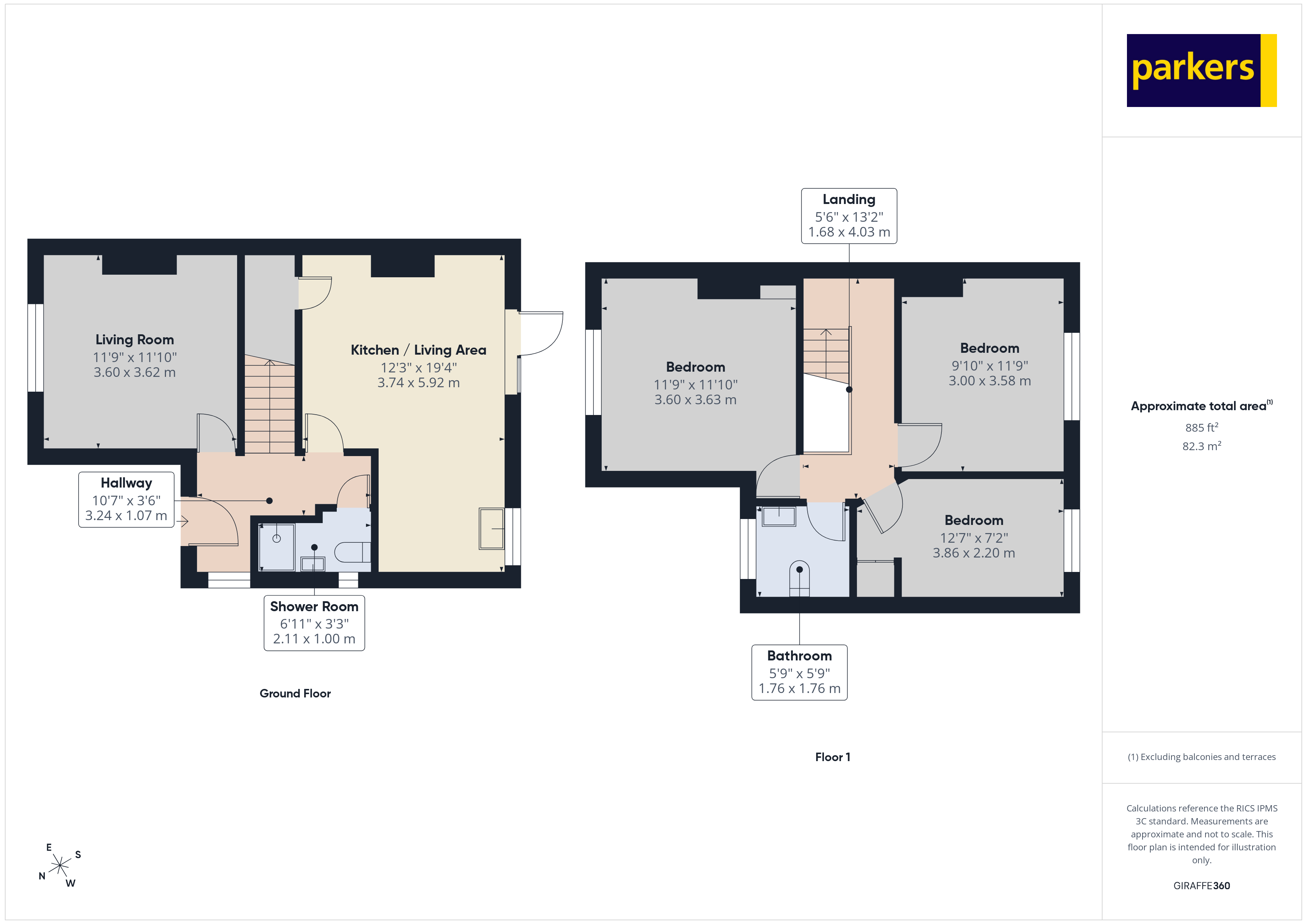 1, Sarum Way, Berkshire floorplan