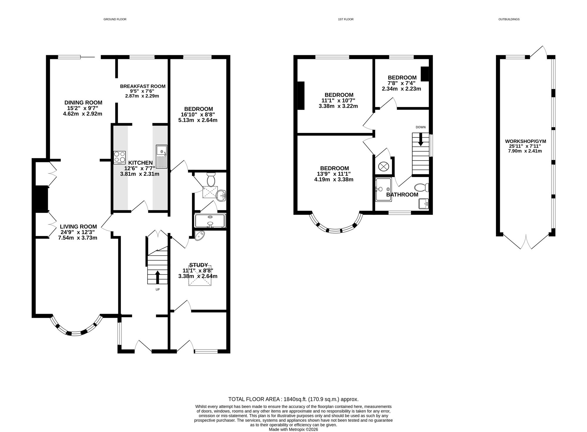 136 Cressex Road, High Wycombe floorplan