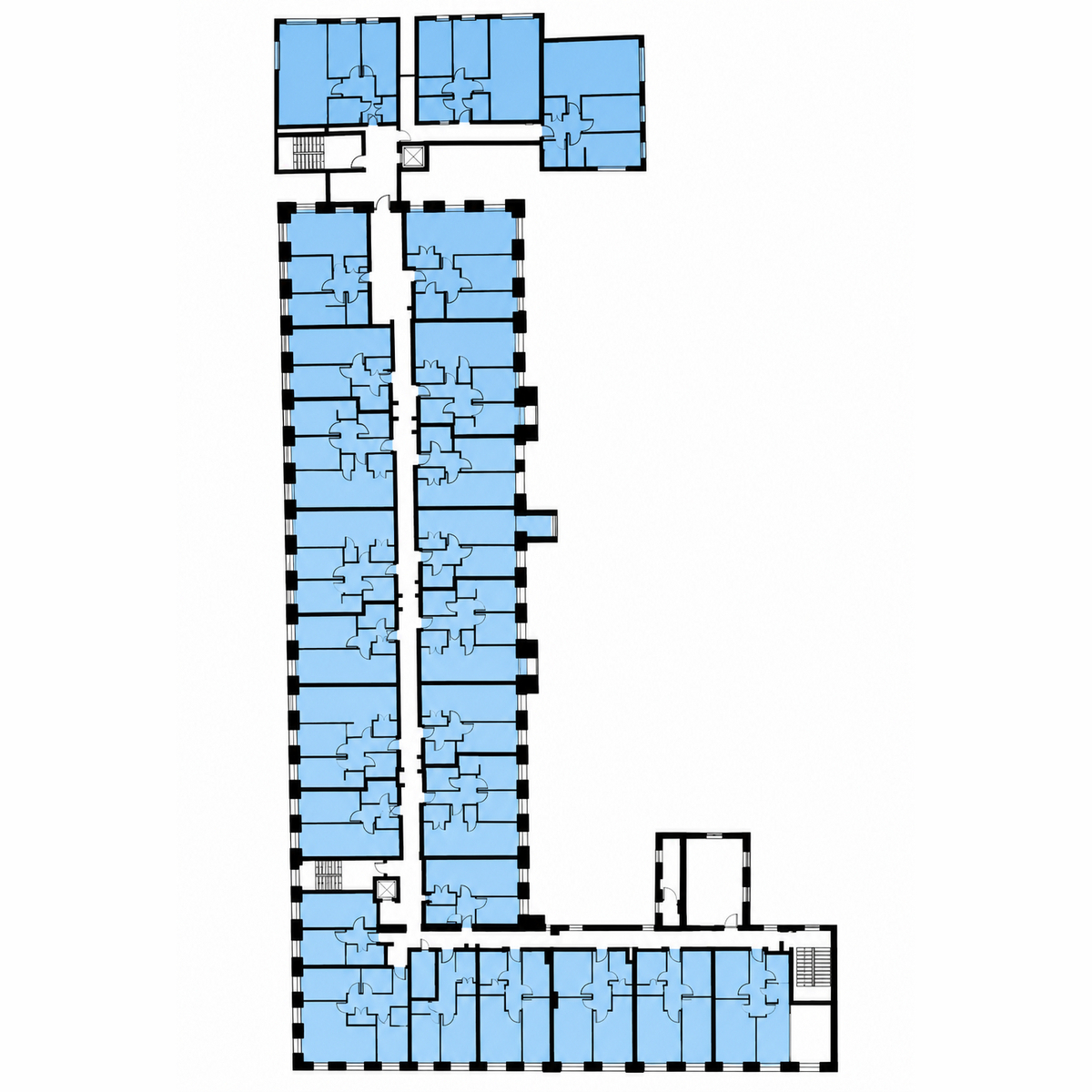 Flat Apartment 221, 2, Malta Street, Manchester floorplan