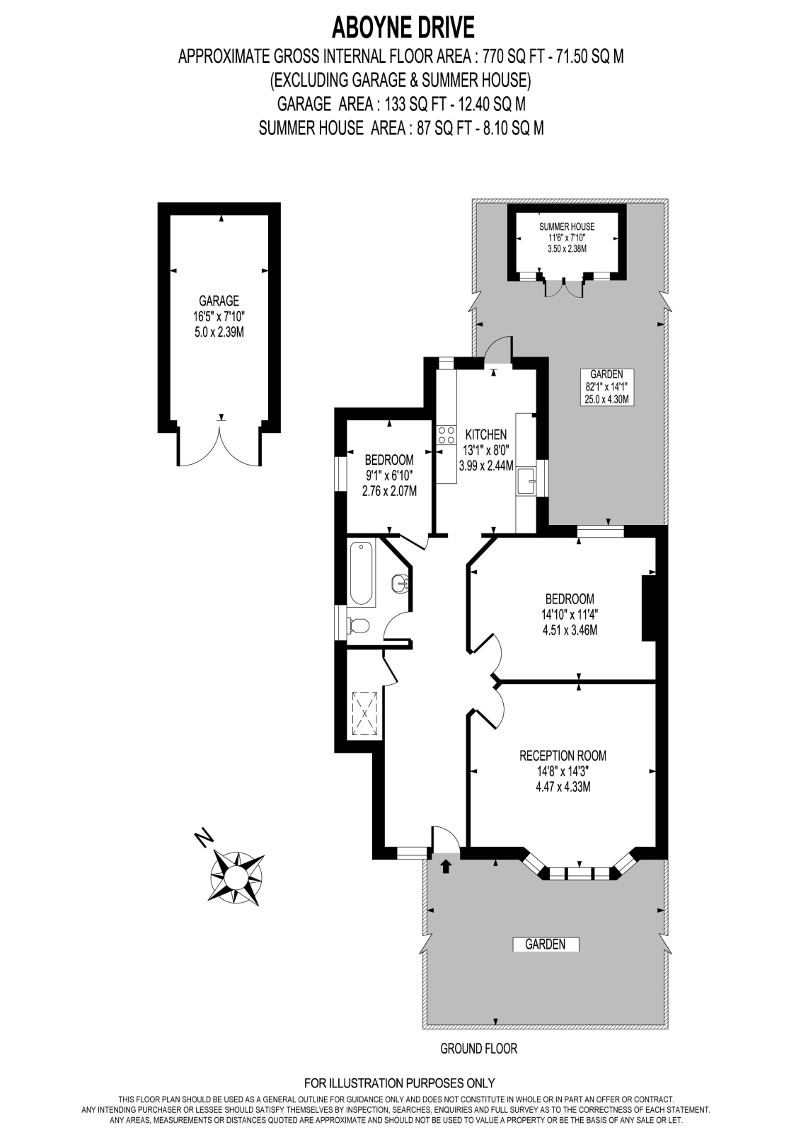 15, Aboyne Drive, SW20 0AN floorplan