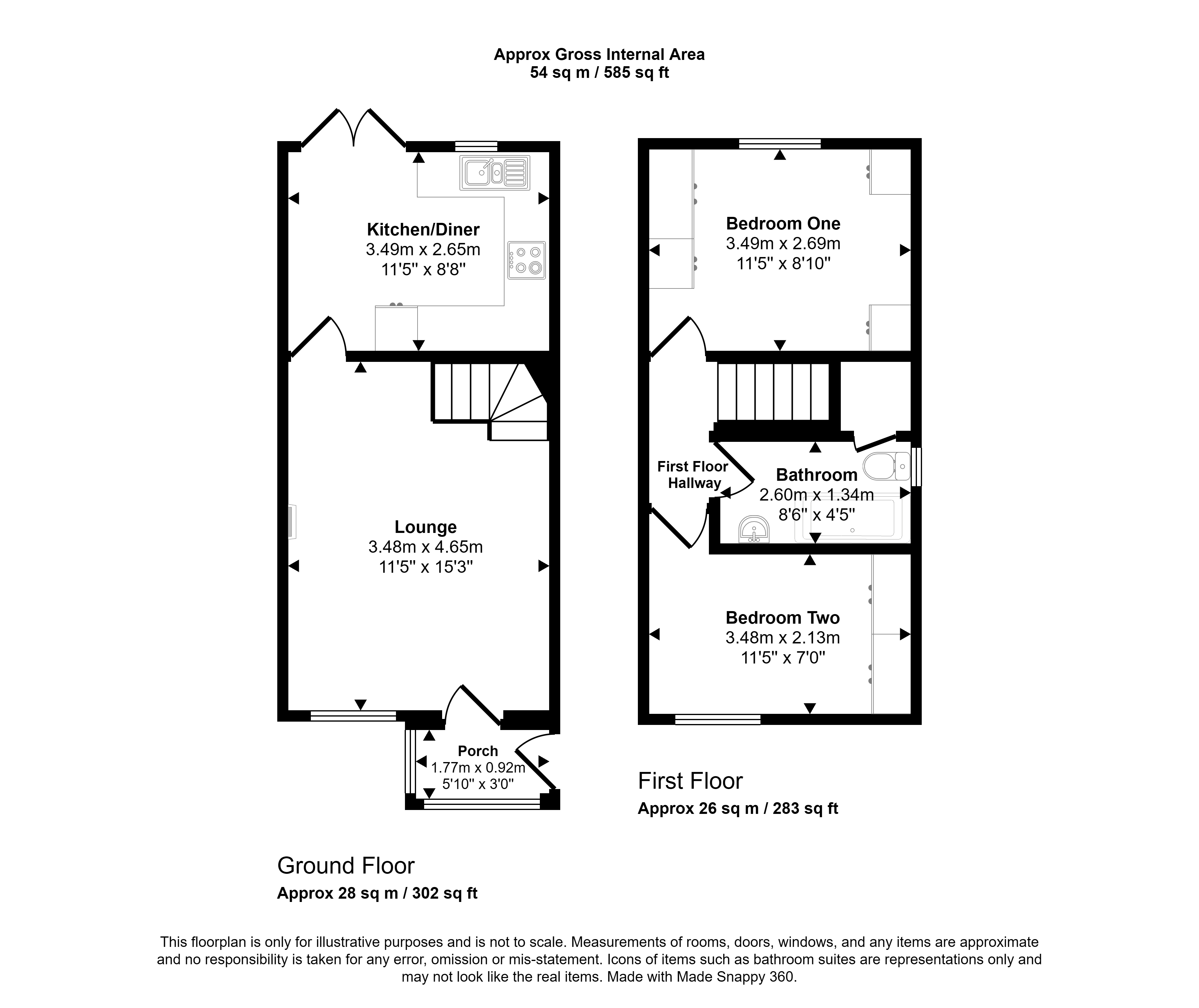 4, Buckingham, Sunderland floorplan