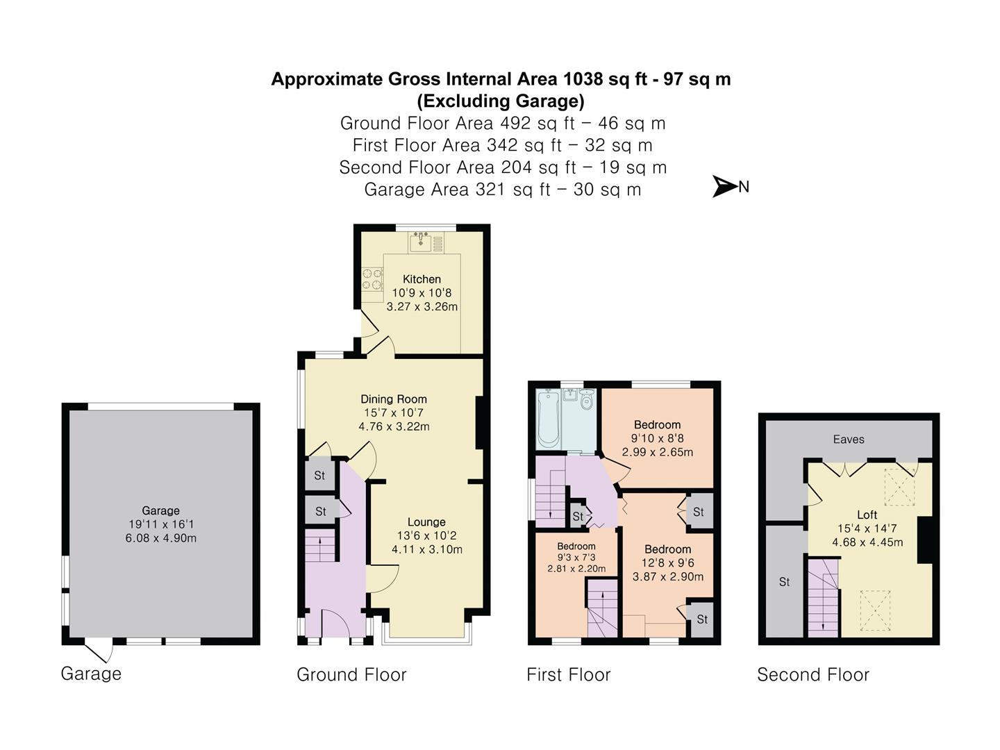 Sadleir Road, St. Albans floorplan