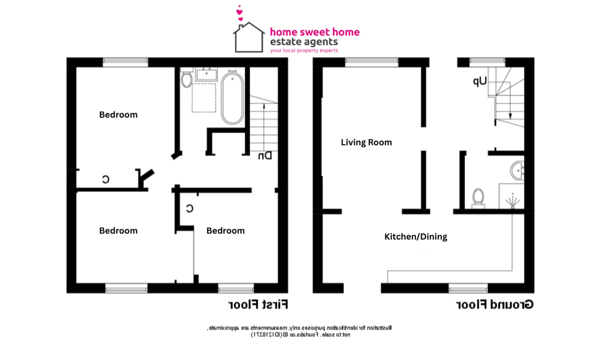 3 Burnside, Nairn floorplan