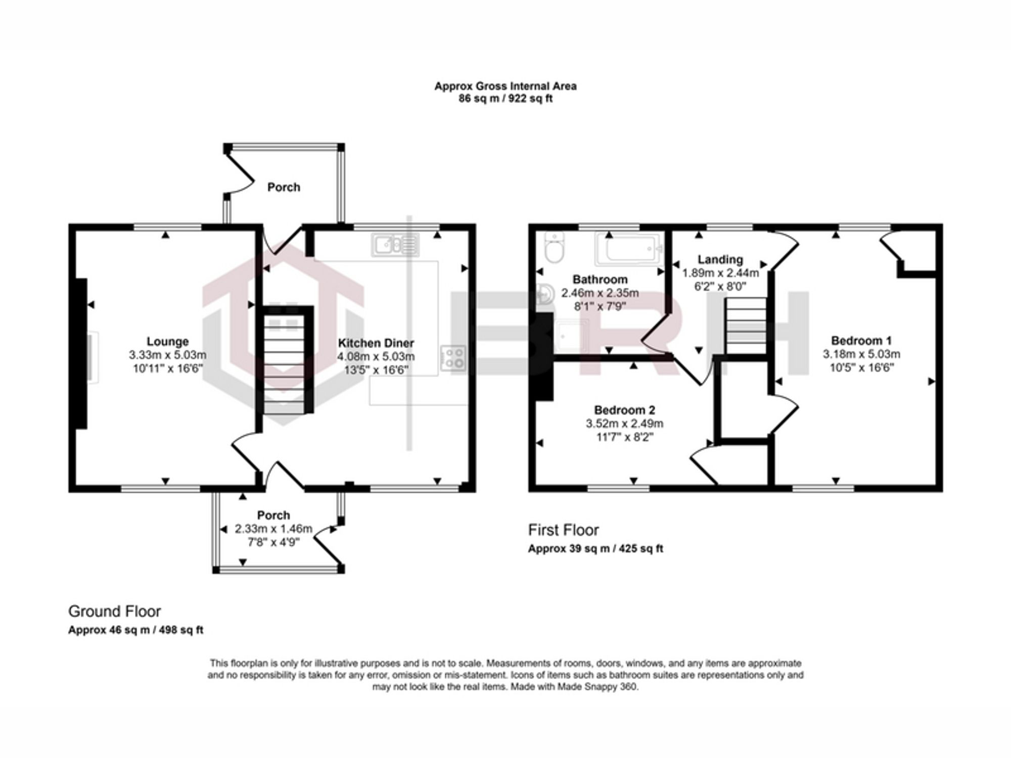 49 Markham Road, Doncaster floorplan