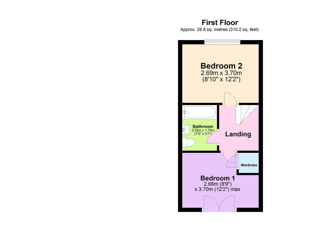 34, Fleetwood Gardens, Plymouth floorplan