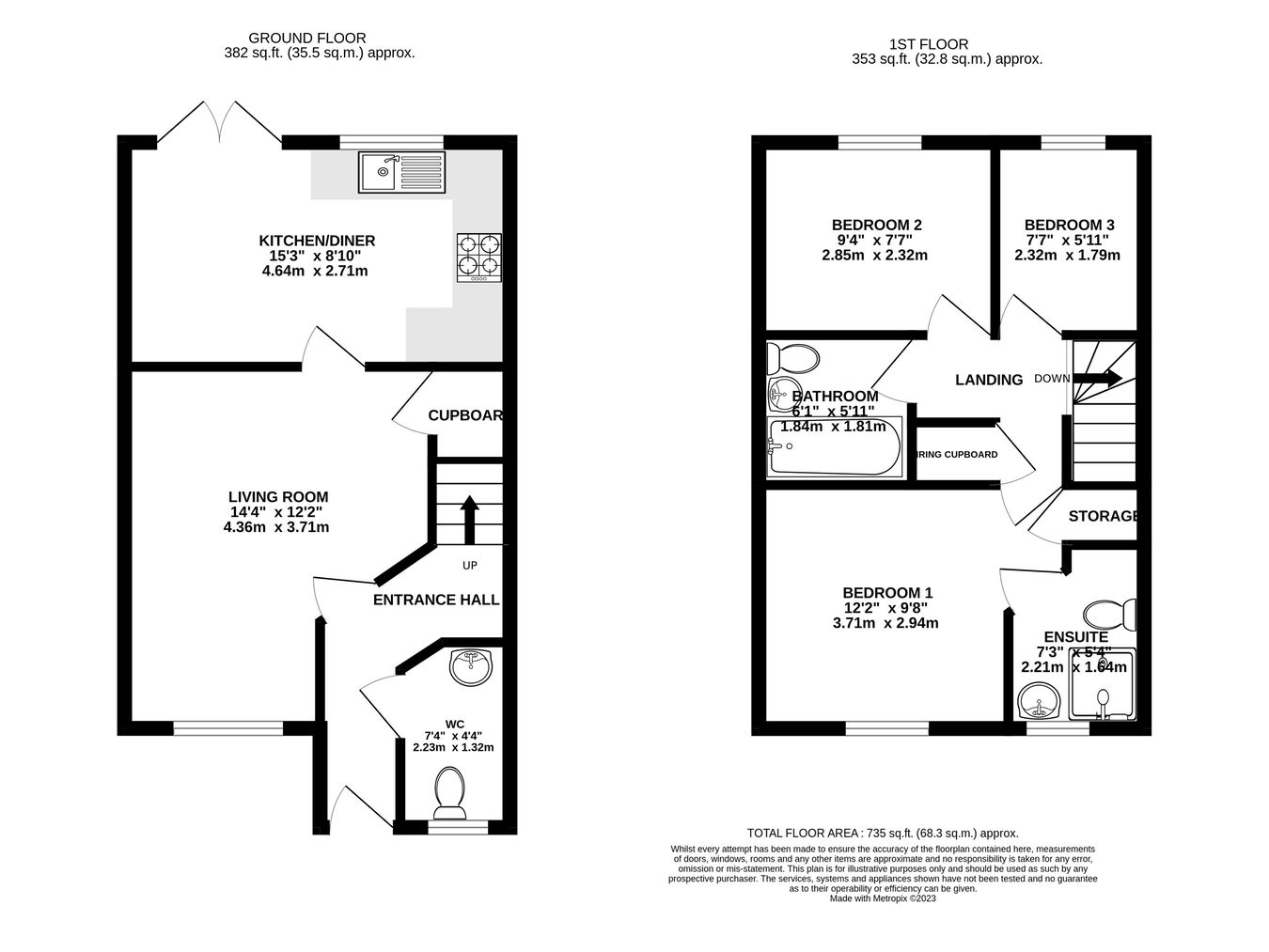 2, Hanratte Close, Abergavenny floorplan