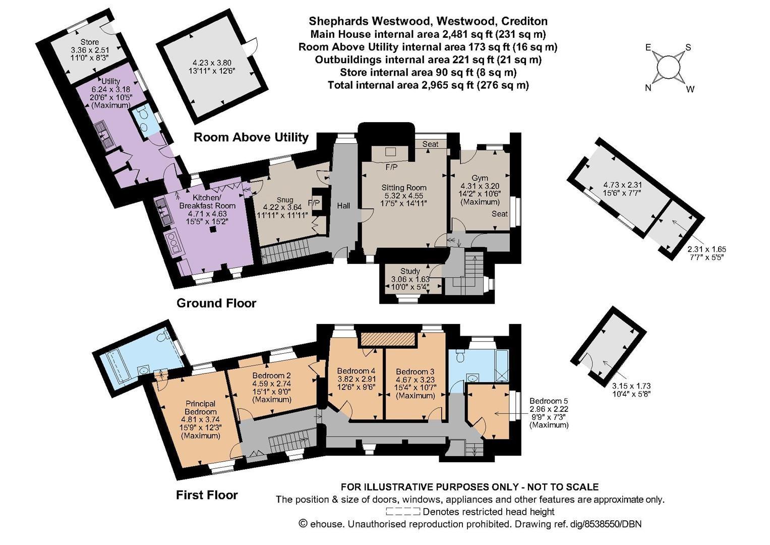 Shephards Westwood, Crediton floorplan