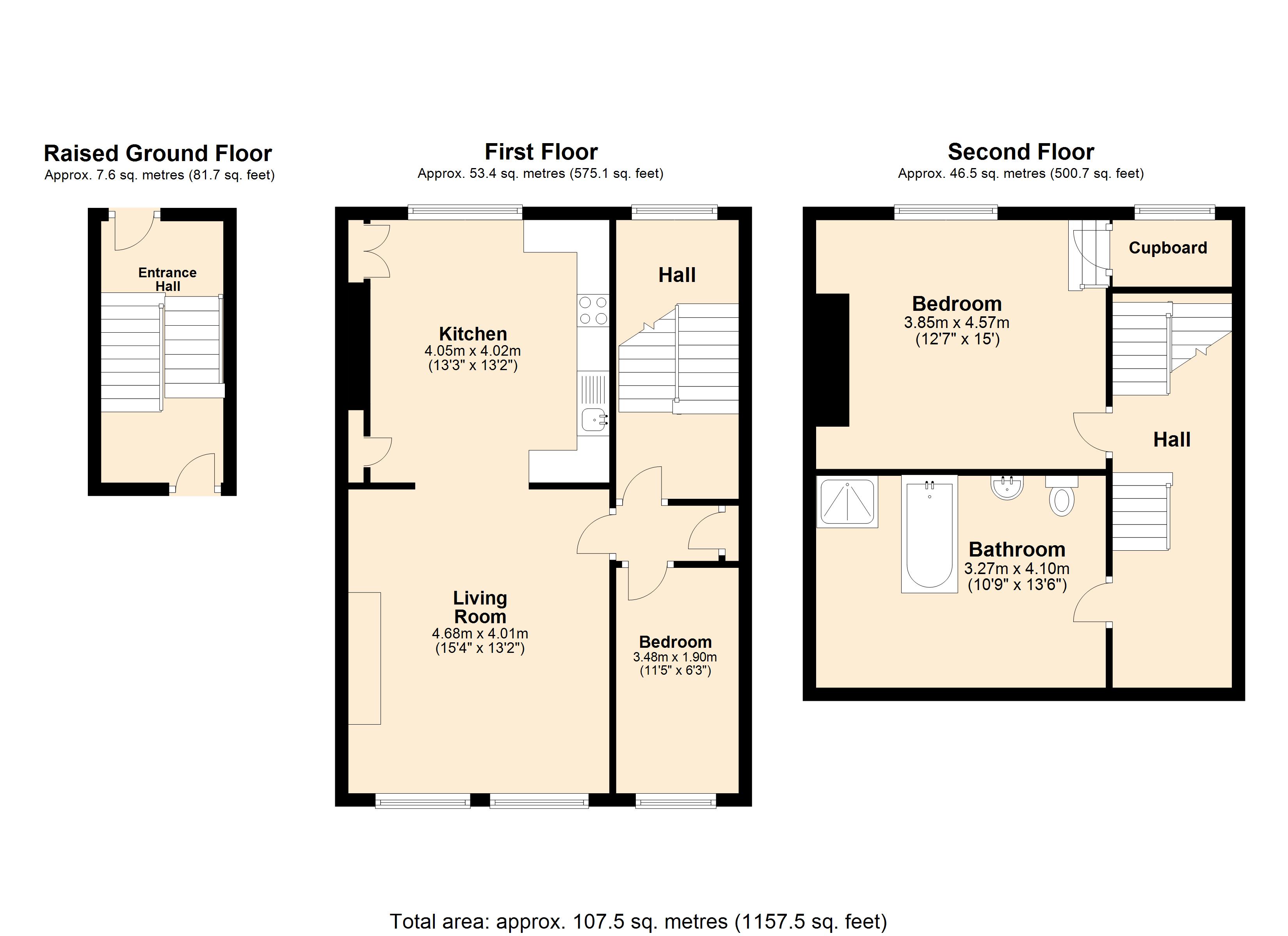 St Thomas Crescent, Newcastle Upon Tyne, Tyne And Wear NE1, 2 bedroom