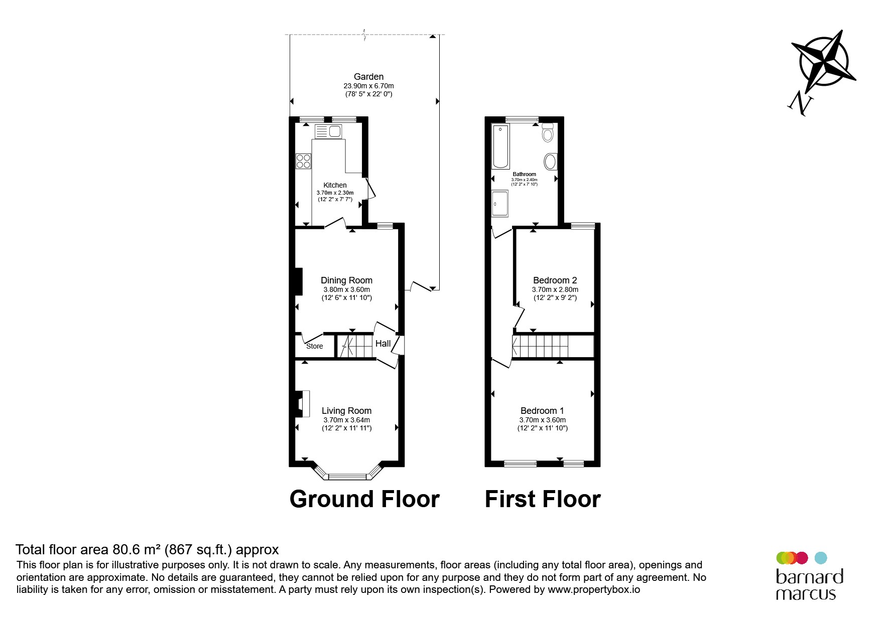 2, Montpelier Road, Sutton floorplan