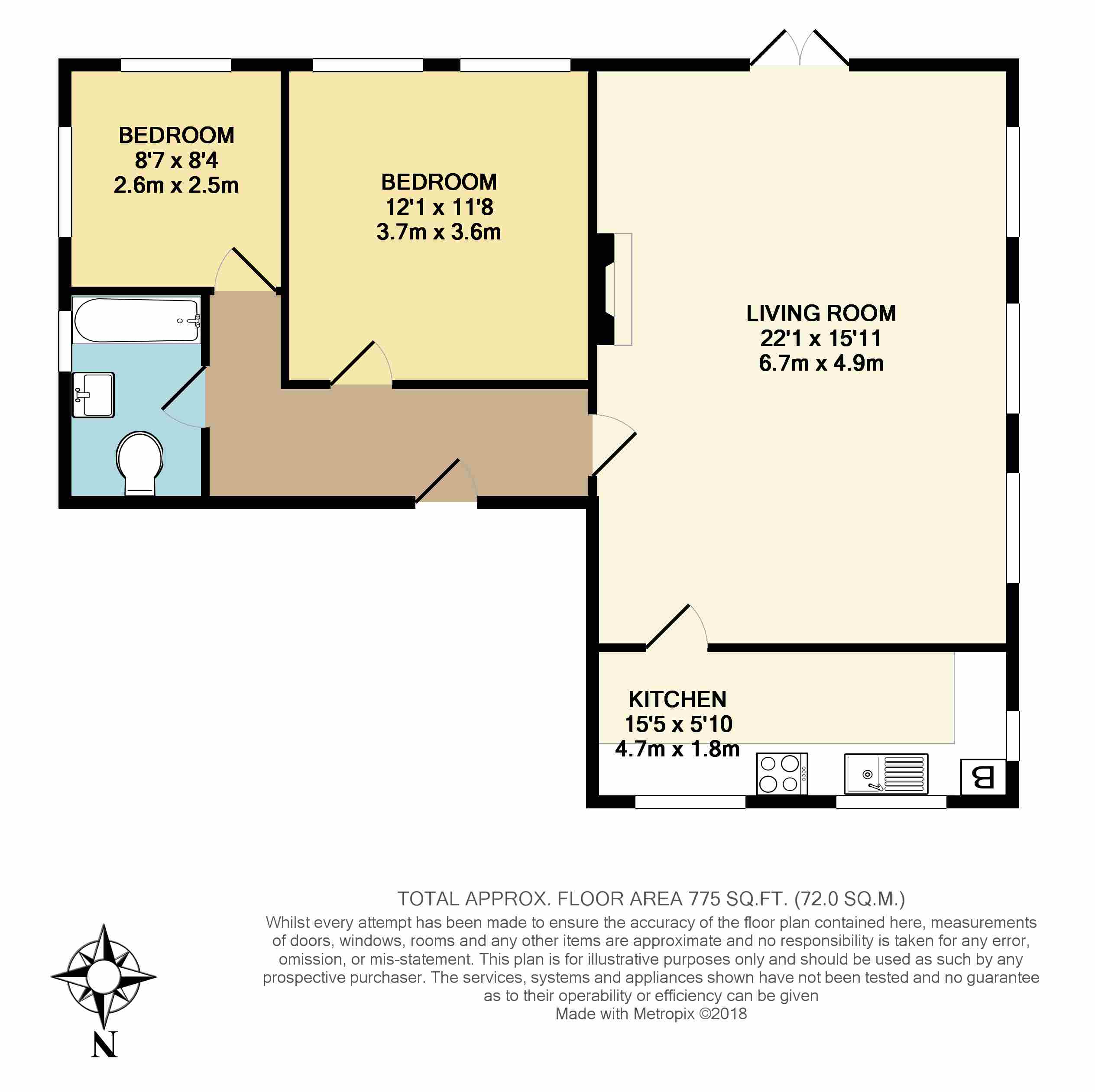 2 Bedrooms Flat for sale in Haywood Court, Reading RG1