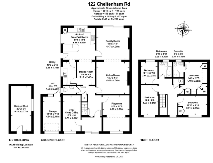 122, Cheltenham Road, Cheltenham floorplan