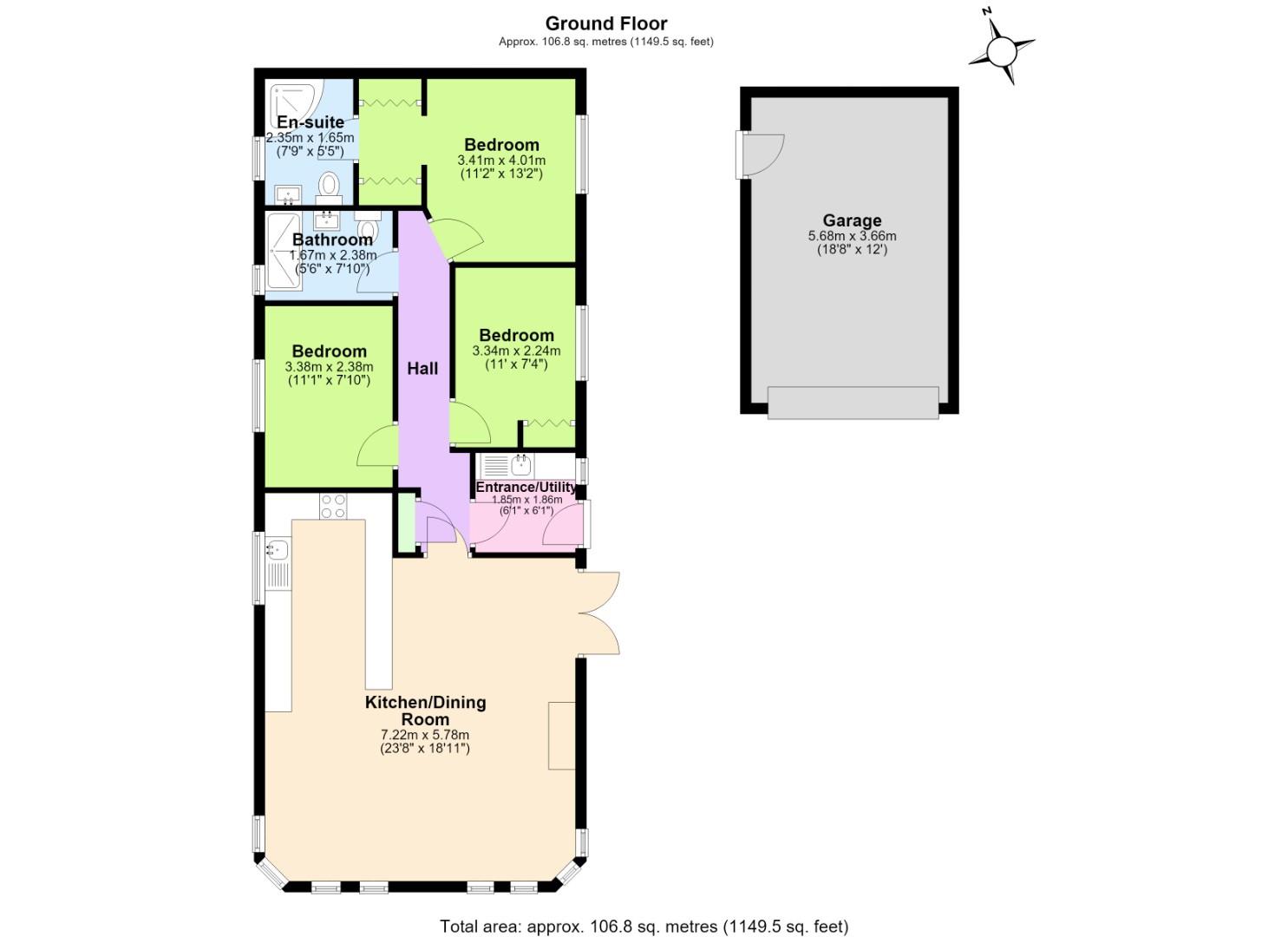 Ashby Woulds Retreat, Sunnyside Lodge, 6A, Spring Cottage Road, Swadlincote floorplan