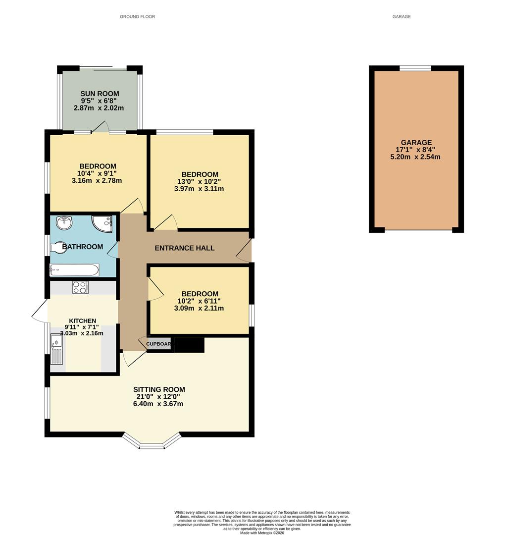 38, Swaines Way, Heathfield floorplan