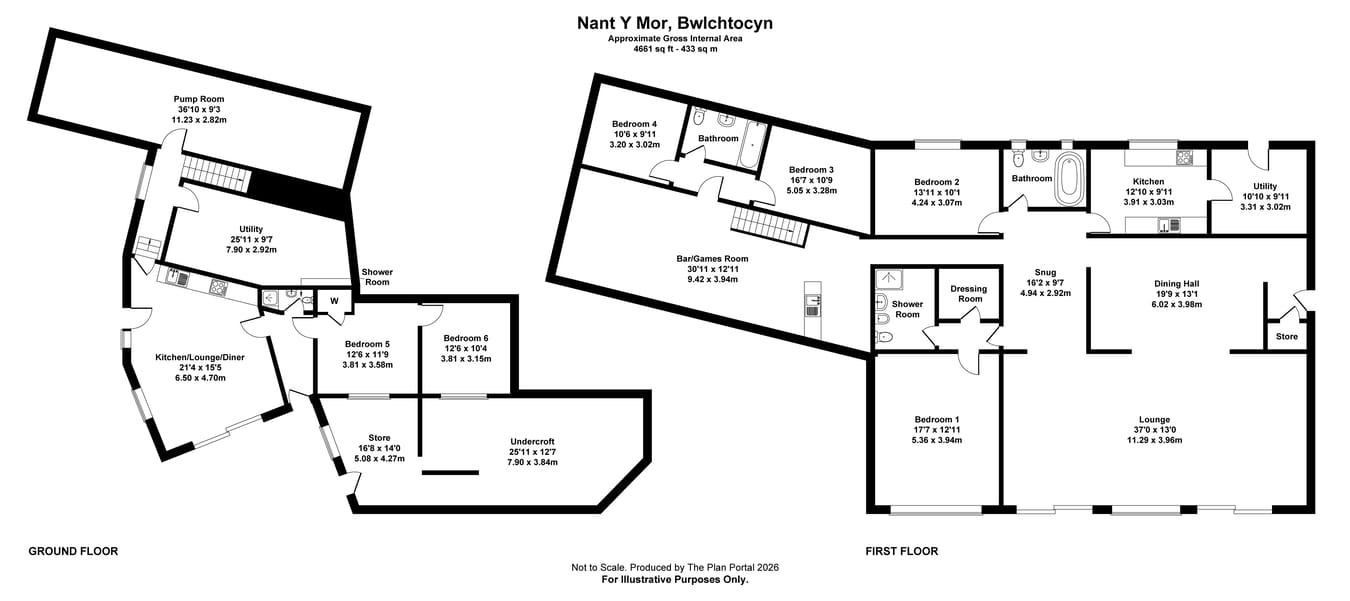 Nant Y Mor, Nr Abersoch floorplan