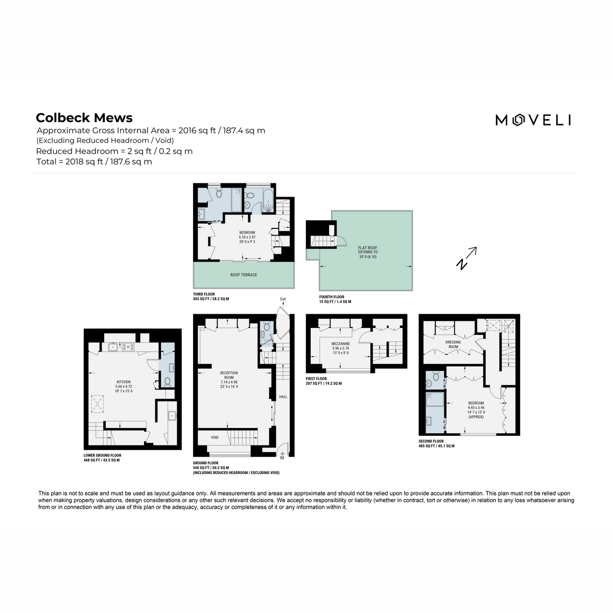 5B, Colbeck Mews, London floorplan