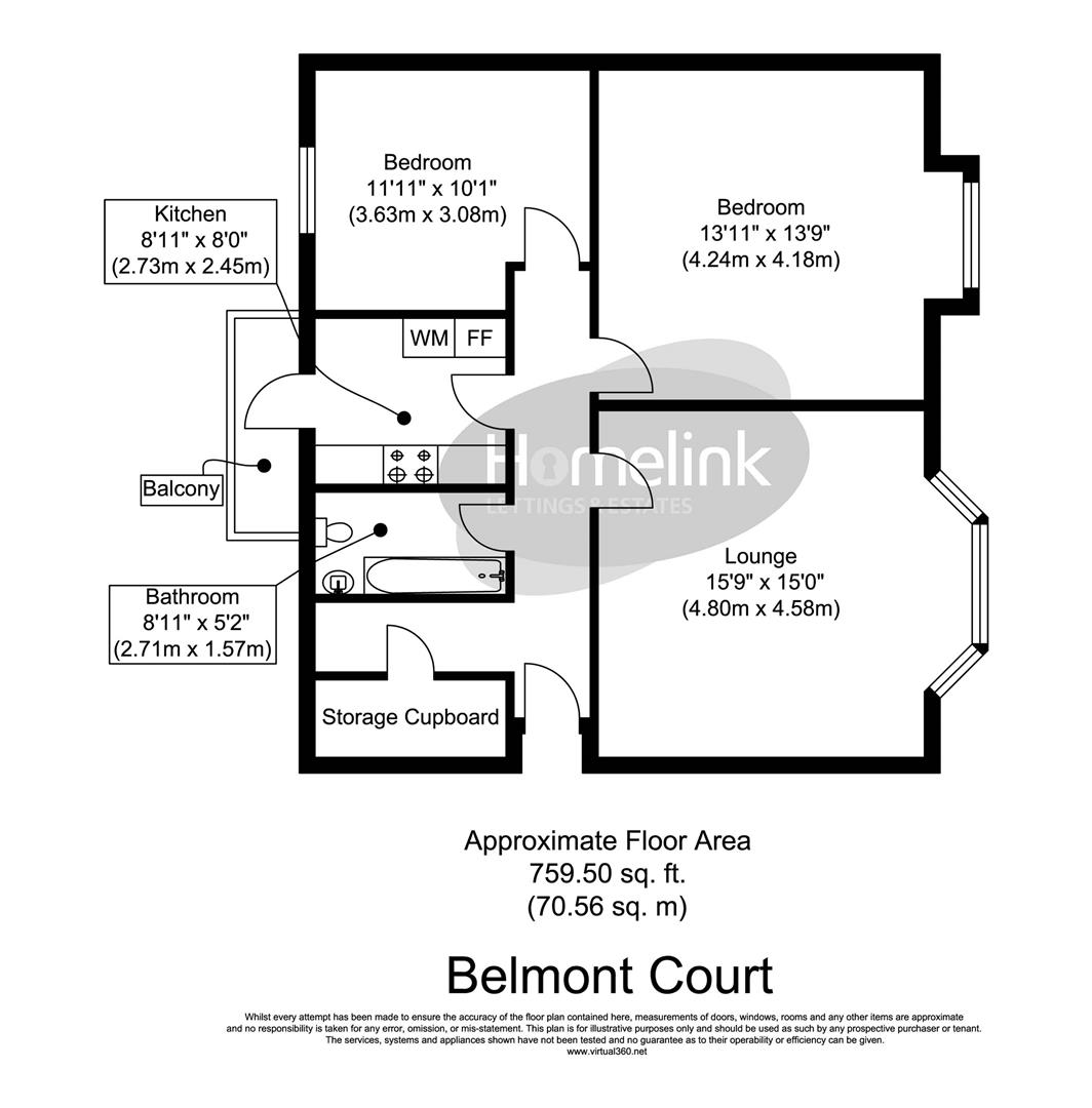 Belmont Court, Gordon Rd, Bounds Green N11, 2 bedroom flat to rent 66149989 PrimeLocation