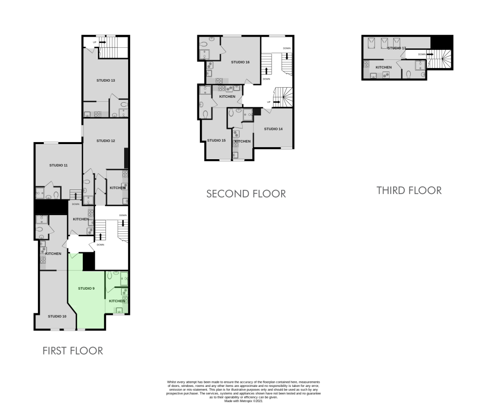 Flat 9, 160 Upper New Walk, Flat 9, 160 Upper New Walk, Leicester floorplan