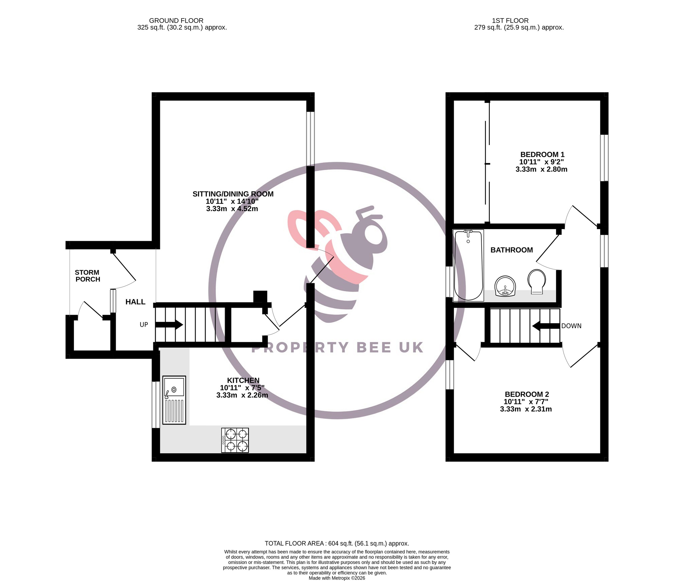 9 Ilex Close, Yateley floorplan