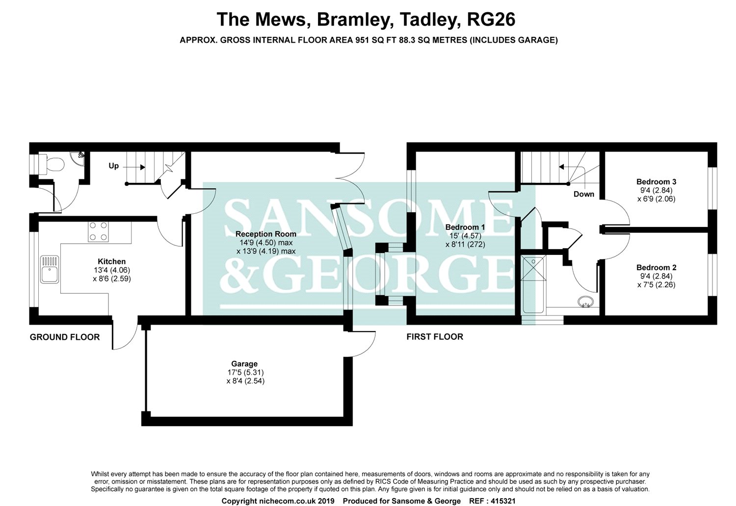 3 Bedrooms Link-detached house for sale in The Mews, Bramley, Tadley, Hampshire RG26