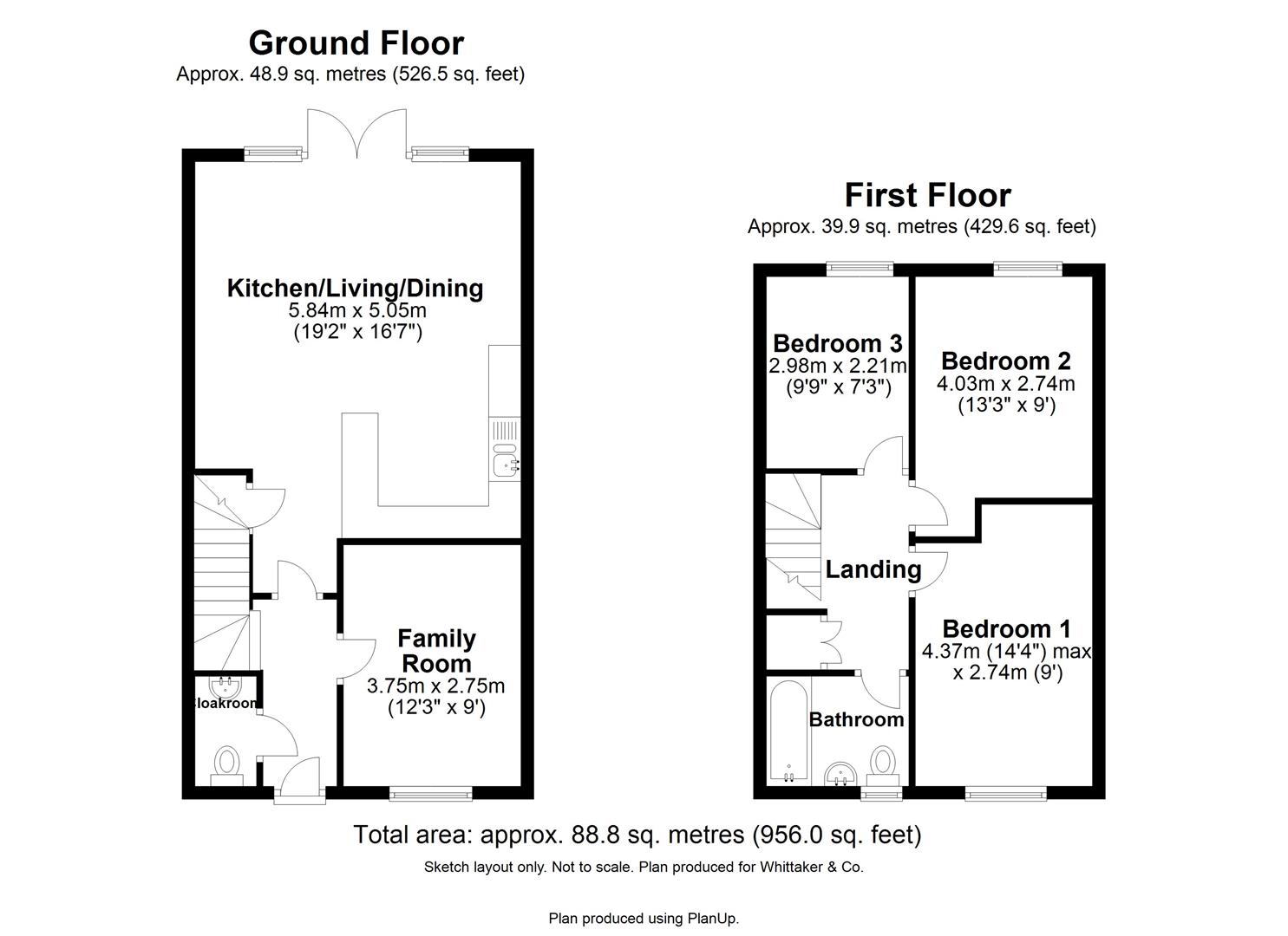 2, Westfield Close, Harpenden floorplan