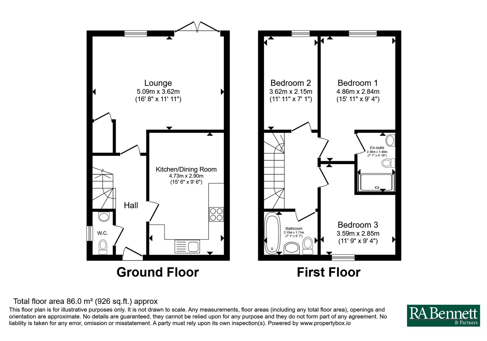 3, Littleford Drive, Gloucestershire floorplan