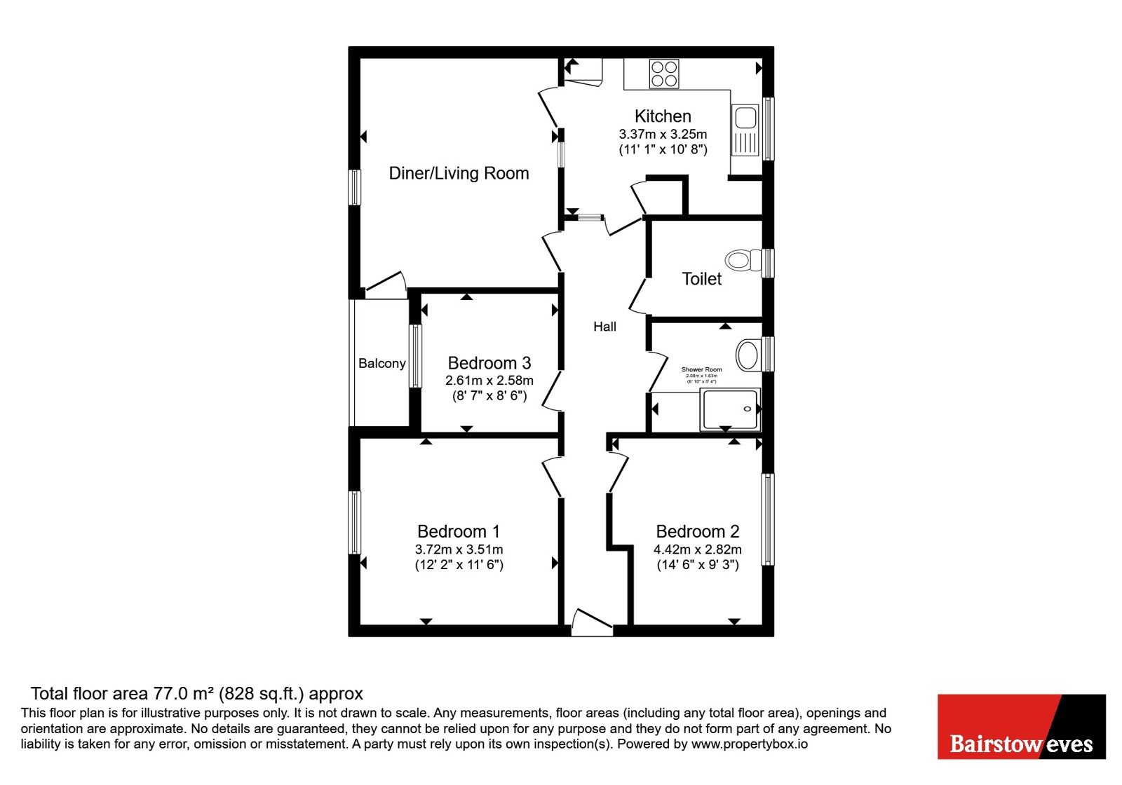 219, Lawrence Avenue, London floorplan