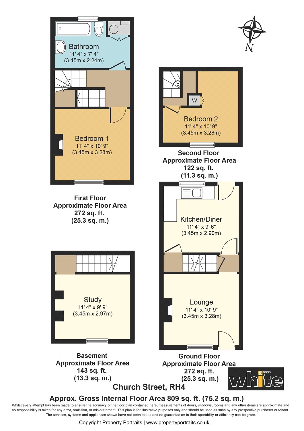 2 Bedrooms Terraced house for sale in Church Street, Dorking, Surrey RH4