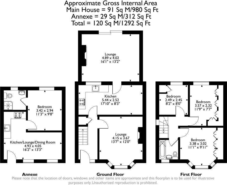 465, Carlton Road, Worksop floorplan