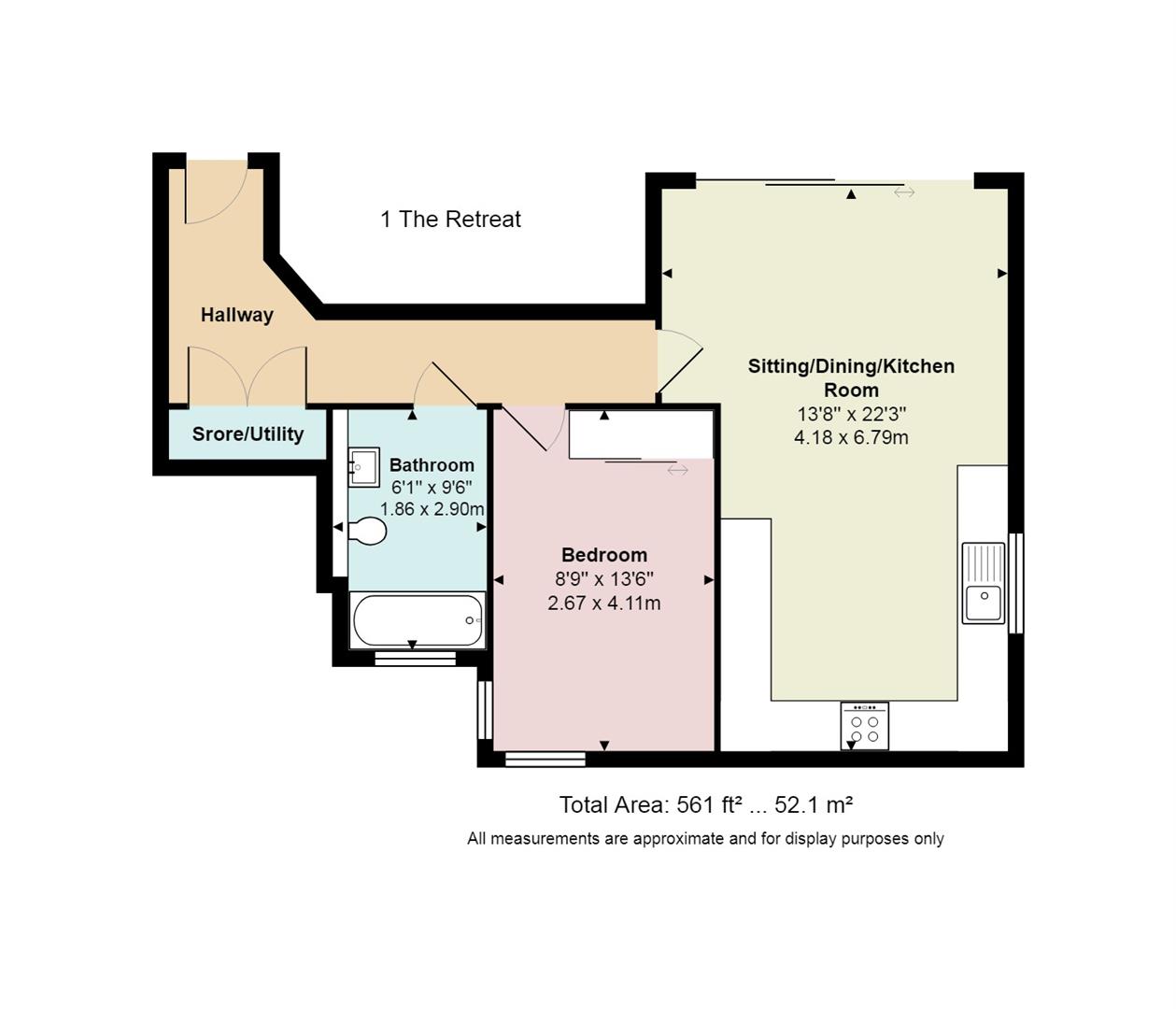 1 Bedrooms Flat to rent in The Retreat, The Chantry, Llandaff CF5