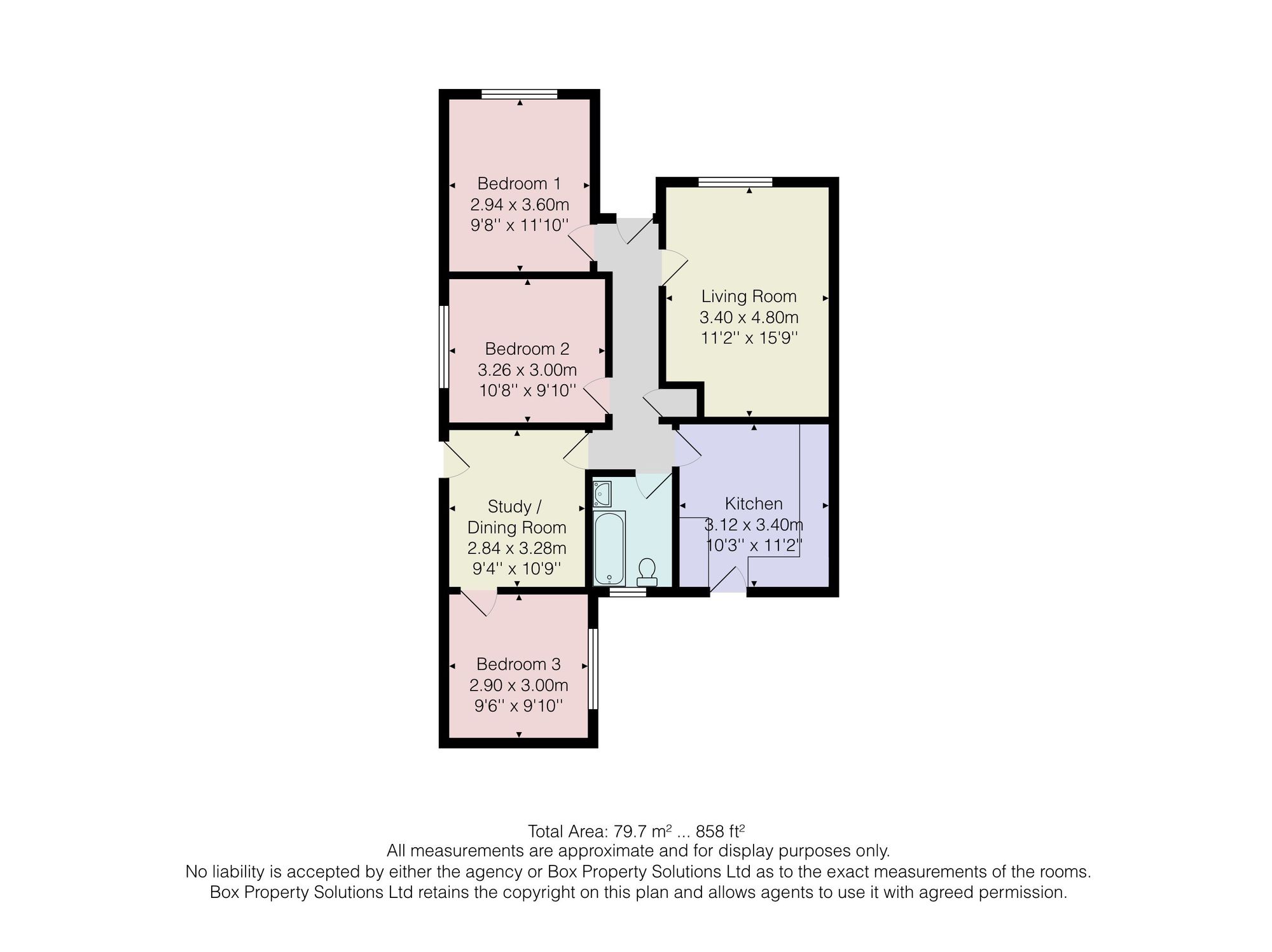 11 Beckwith Drive, Harrogate floorplan
