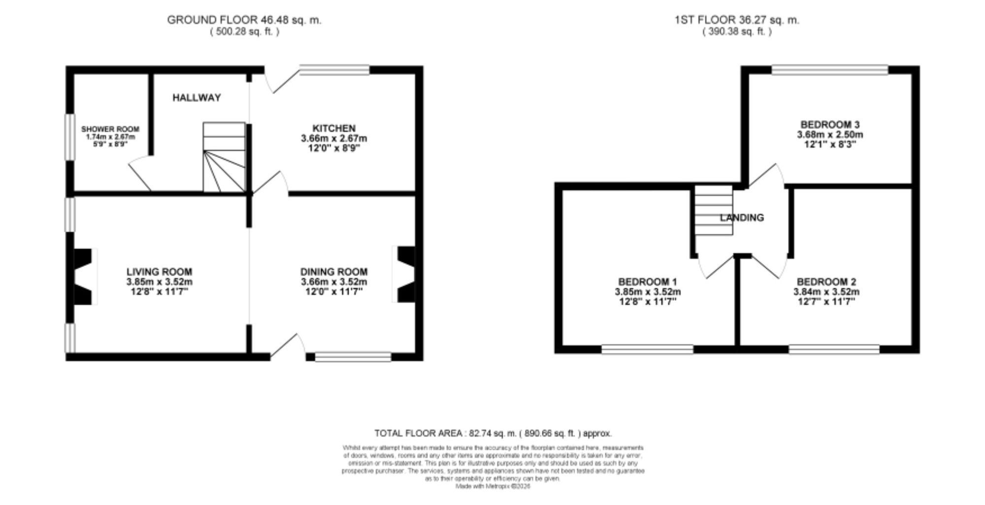 Rose Cottage Freehay Road, Stoke-On-Trent floorplan