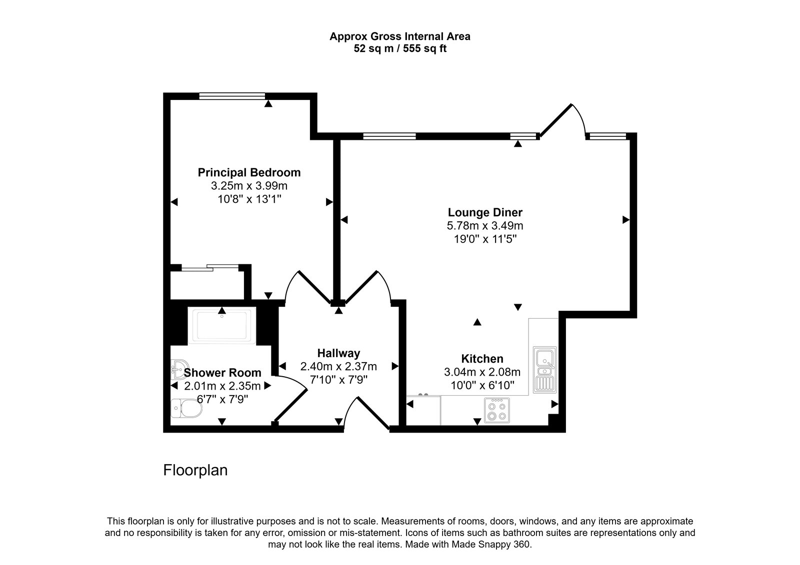 36, Mill House, Westbury floorplan