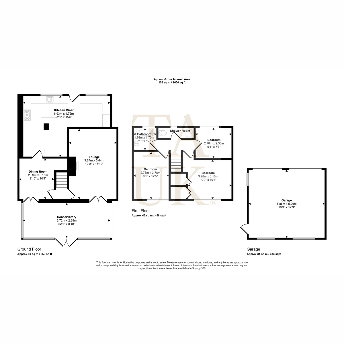 9, Arley Lane Houses, Bewdley floorplan