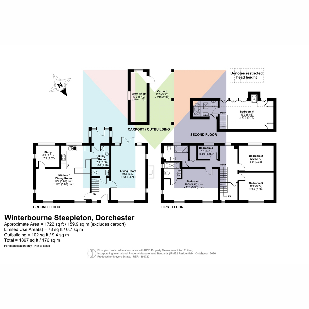 Orchard Cottage, Winterbourne Steepleton, Dorchester floorplan