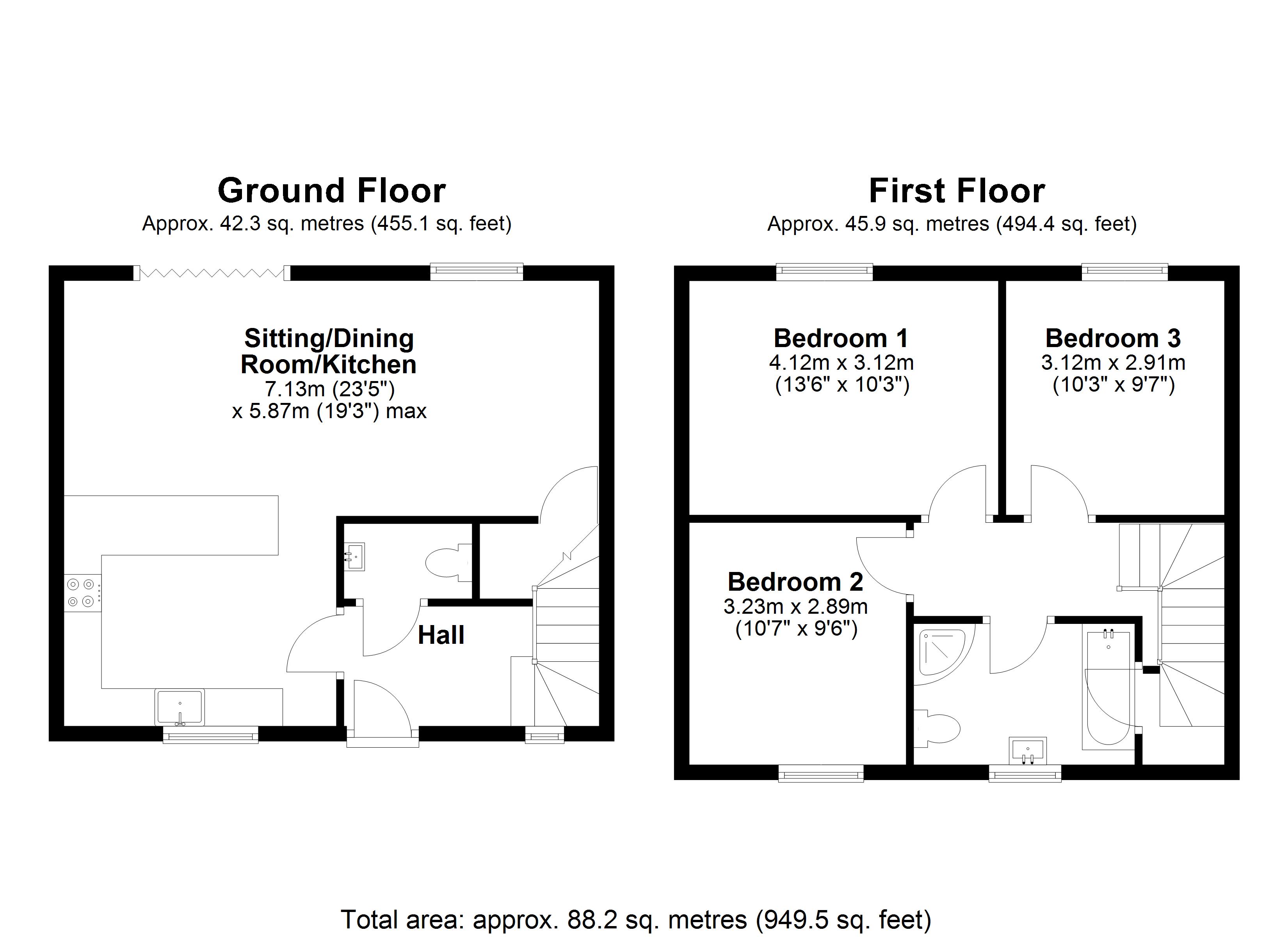 4 Higley Close,, South End, Hertfordshire floorplan