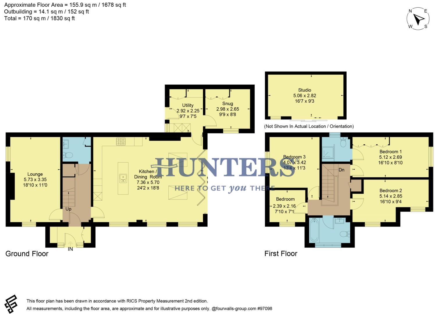 2, Branwell Road, Leeds floorplan