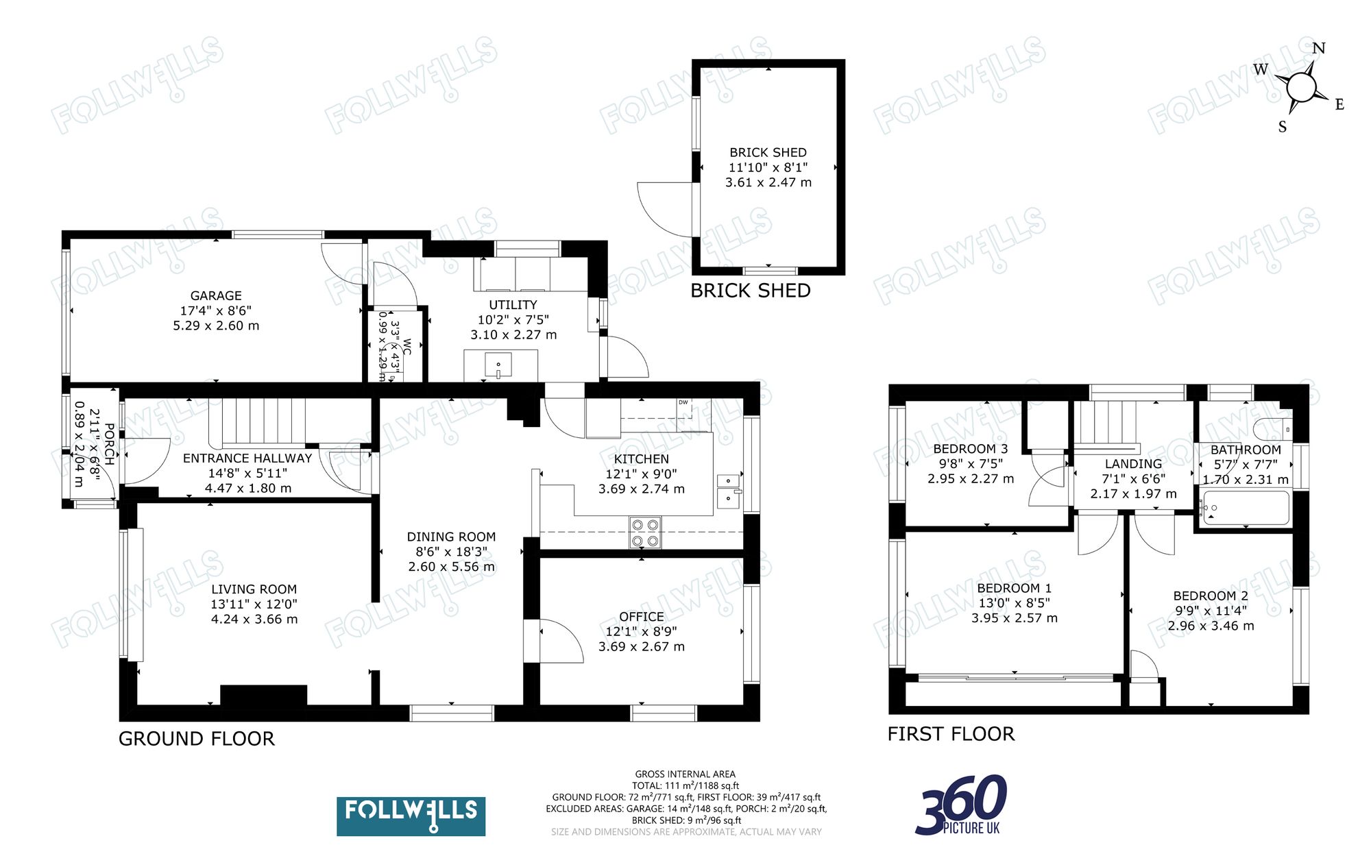 7 Spring Field, Market Drayton floorplan