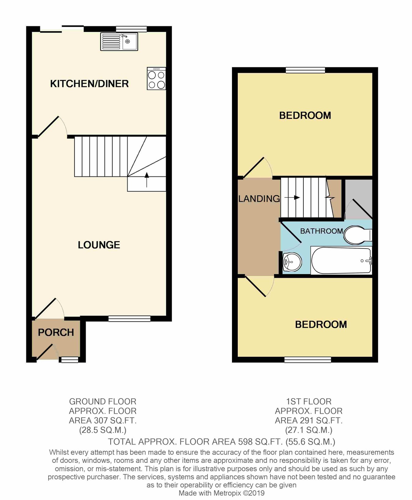 25, Caer Worgan, Llantwit Major floorplan