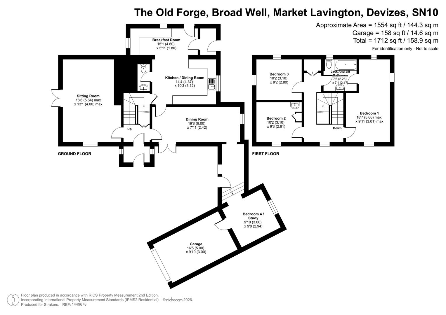 The Old Forge, Broad Well, Devizes floorplan