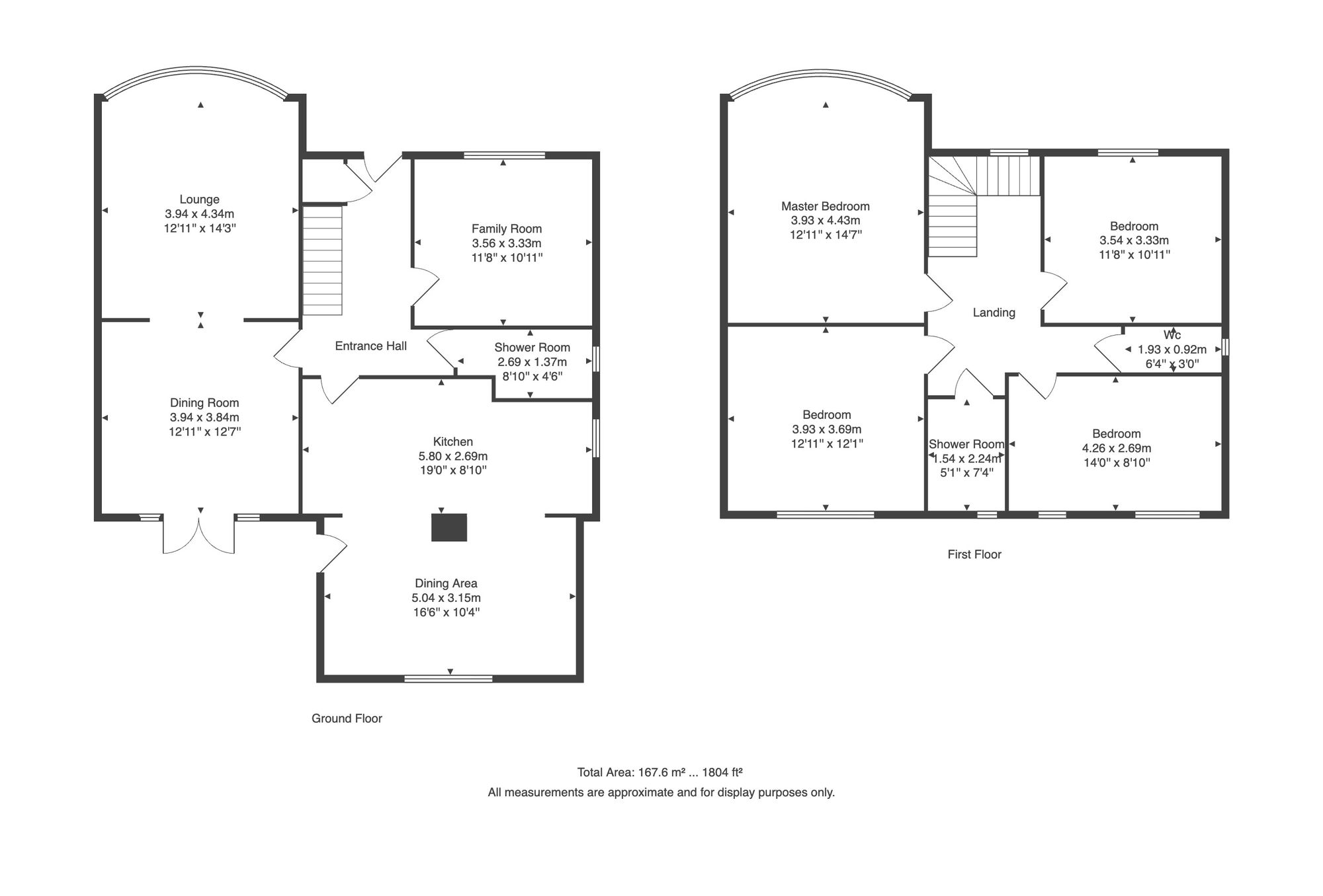 57 Princes Gardens, Peterborough floorplan