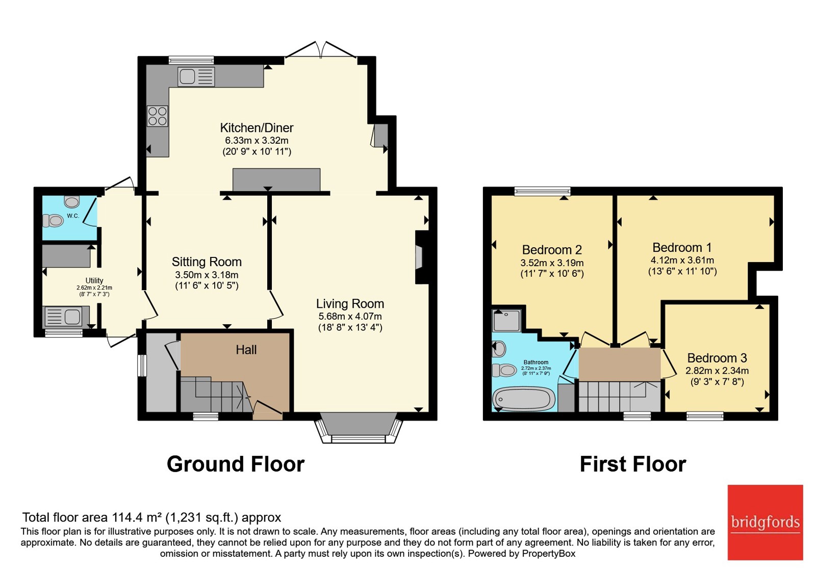 52, Northwich Road, Northwich floorplan