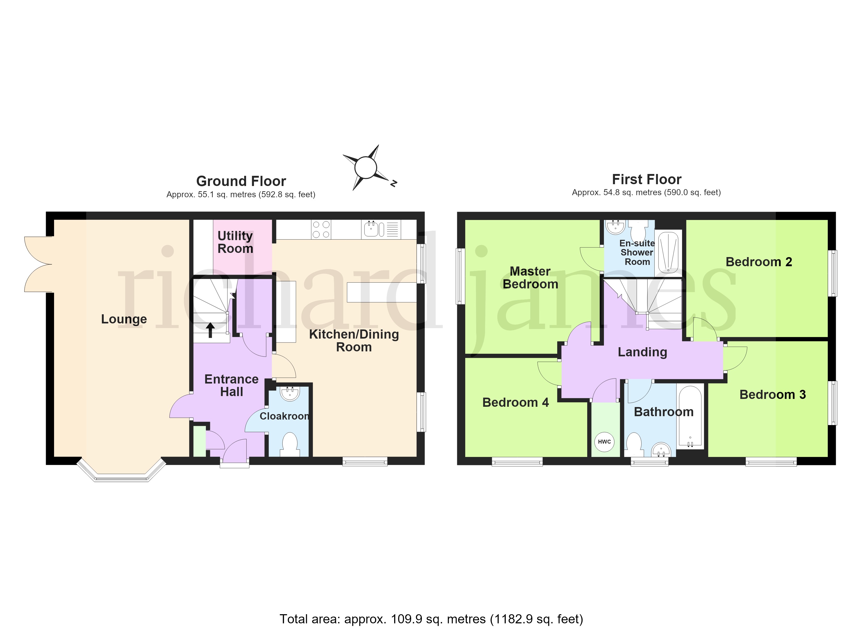 43, Swallow Drive, Raunds floorplan